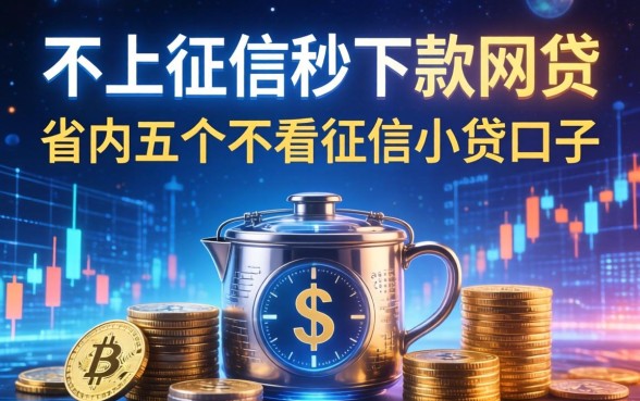 不上征信秒下款的网贷，省内五个不看征信小贷口子