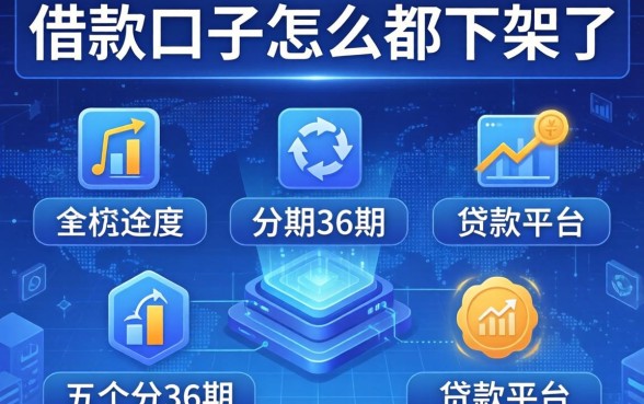 借款口子怎么都下架了，分析五个分期36期的贷款平台