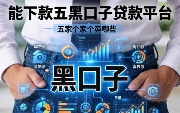 能下款的黑口子有哪些，解答五家个人贷款平台