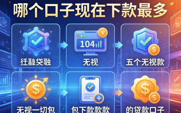 哪个口子现在下款最多，分析五个无视一切包下款的贷款口子