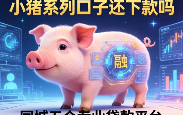 小猪系列口子还下款吗，同城五个专业贷款平台