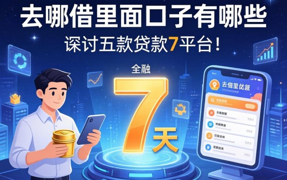 去哪借里面口子有哪些，探讨五款贷款7天的平台