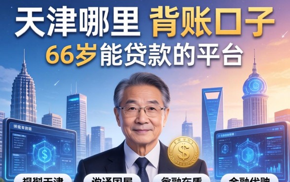 天津哪里有背账的口子，分享五个66岁能贷款的平台
