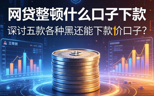 网贷整顿什么口子下款，探讨五款各种黑还能下款的口子