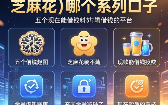 芝麻花是哪个系列口子，介绍五个现在能借钱的平台