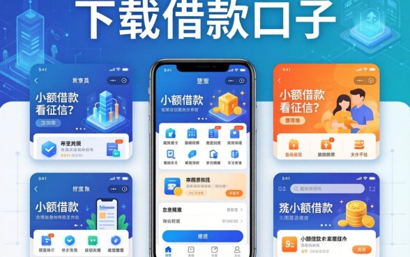 下载借款口子的app，整理五个小额借款不看征信的平台