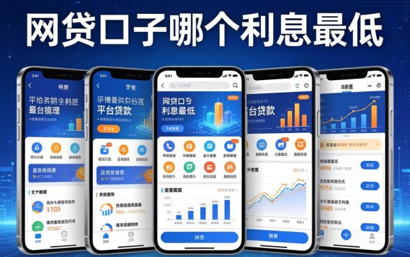 网贷口子哪个利息最低，梳理5个手机平台贷款