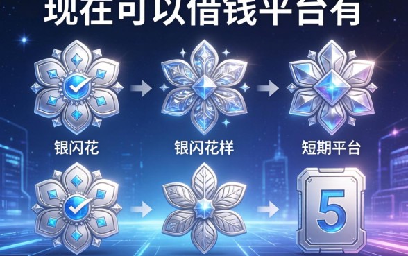 现在可以借钱的平台有，整理五个银闪花一样的短期平台