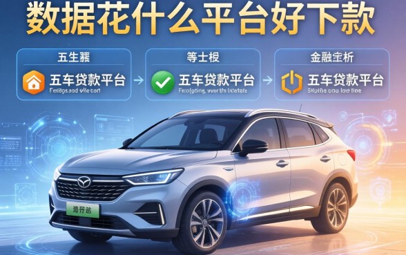 数据花什么平台好下款，分析五个车贷款平台