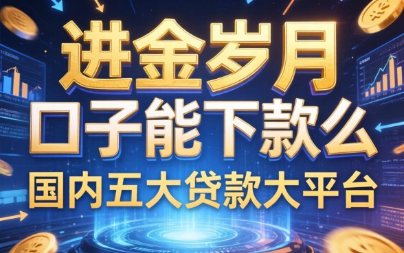 进金岁月口子能下款么，国内五大贷款大平台