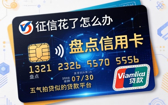 征信花了怎么办信用卡，盘点五个拍拍贷类似的贷款平台