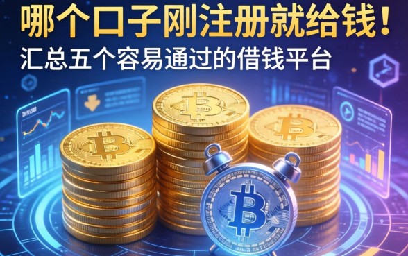 哪个口子刚注册就给钱，汇总五个容易通过的借钱平台