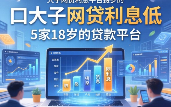 哪些大口子网贷利息低，阐述5家18岁的贷款平台