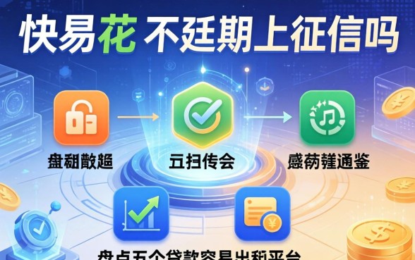 快易花不延期上征信吗，盘点五个贷款容易的平台