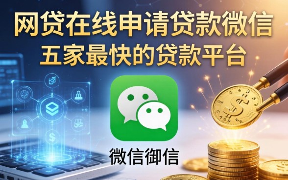网贷在线申请贷款微信，解答五家最快的贷款平台