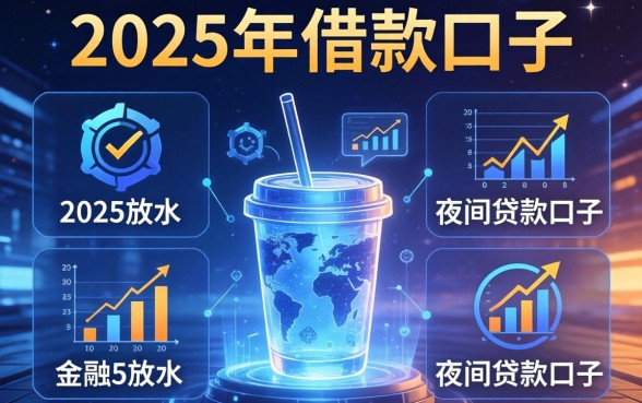 2025年借款的口子，介绍五个2025放水的夜间贷款口子