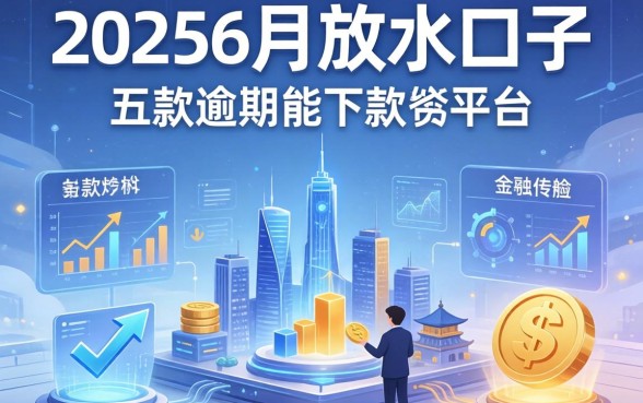 20256月放水口子,探讨五款逾期能下款的平台