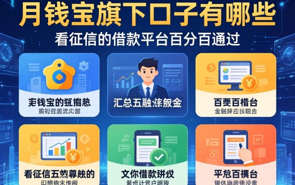 用钱宝旗下口子有哪些，汇总五个不看征信的借款平台百分百通过