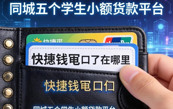 快捷钱包的口子在哪里，同城五个学生小额贷款平台