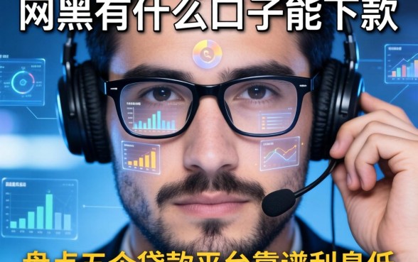 网黑有什么口子能下款，盘点五个贷款平台靠谱利息低