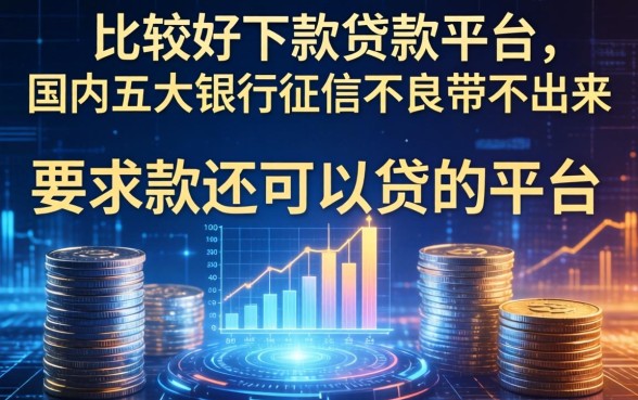 比较好下款的贷款平台，国内五大银行征信不良带不出来款还可以贷的平台