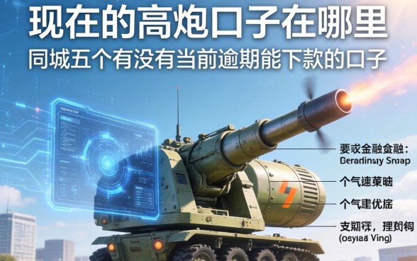 现在的高炮口子在哪里，同城五个有没有当前逾期能下款的口子