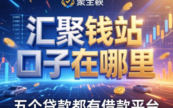汇聚钱站的口子在哪里，总结五个贷款都有借款平台