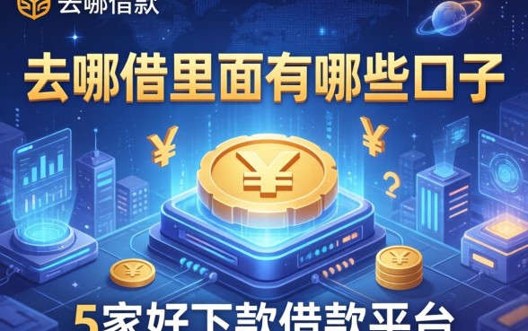 去哪借里面有哪些口子，阐述5家好下款借款平台