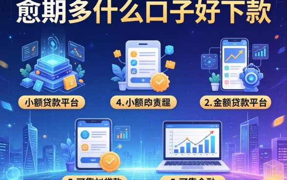 愈期多什么口子好下款，例举5个可靠的小额贷款平台