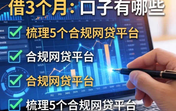 借3个月的口子有哪些，梳理5个合规网贷平台