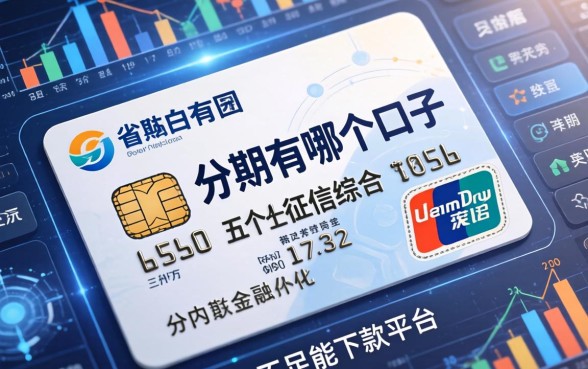 分期白卡在哪个口子有，省内五个征信综合评分不足能下款的平台
