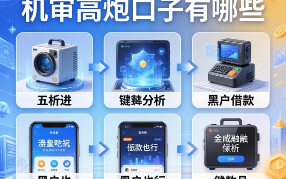 机审的高炮口子有哪些，分析五个黑户也行借款的软件