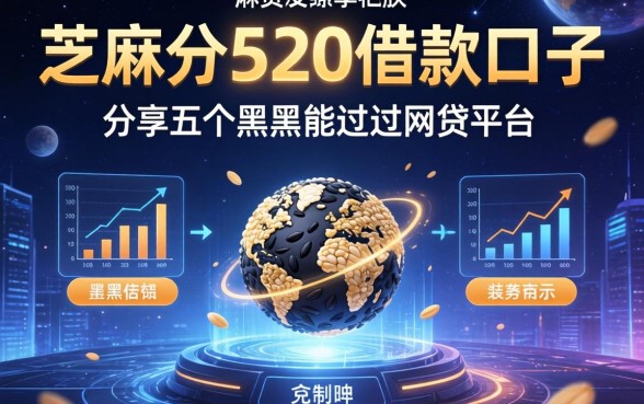 芝麻分520借款口子，分享五个黑户能过的网贷平台