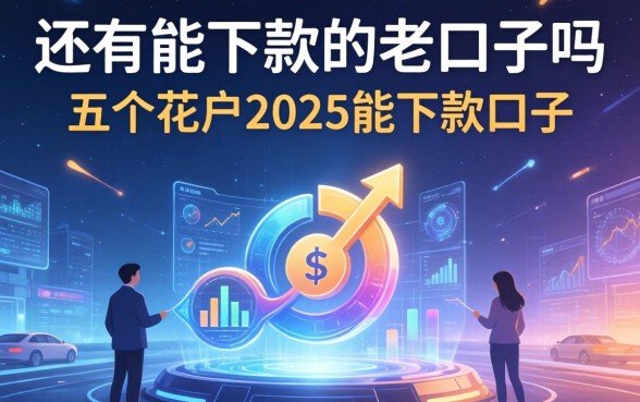 还有能下款的老口子吗，分析五个花户2025能下款的口子