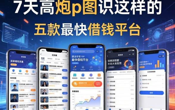 7天高炮p图是这样的，探讨五款最快借钱平台