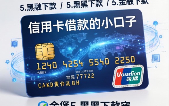 有信用卡借款的小口子，例举5个黑户下款的软件