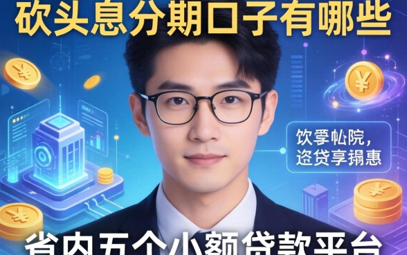 砍头息分期口子有哪些，省内五个小额贷款平台
