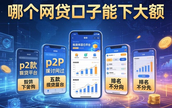 哪个网贷口子能下大额，探讨五款p2p网贷平台排名不分先后