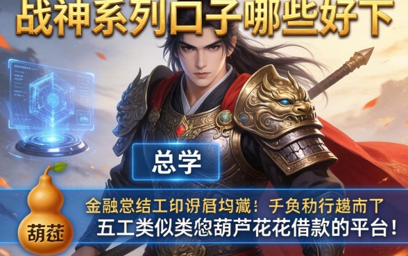 战神系列口子哪些好下，总结五个类似葫芦花借款的平台