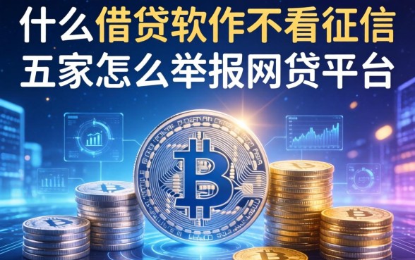 什么借钱软件不看征信，解答五家怎么举报网贷平台