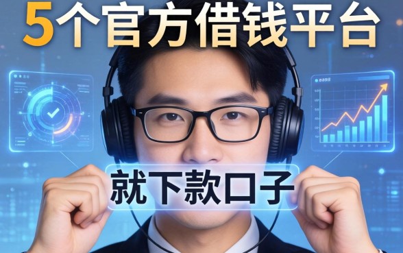谁有是人就下款的口子，梳理5个官方借钱平台