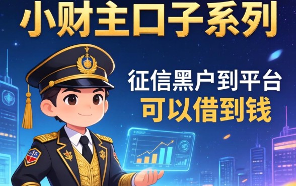 小财主口子系列有哪些，总结五个征信黑户到平台可以借到钱