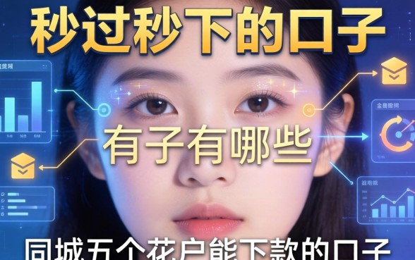 秒过秒下的口子有哪些，同城五个花户能下款的口子