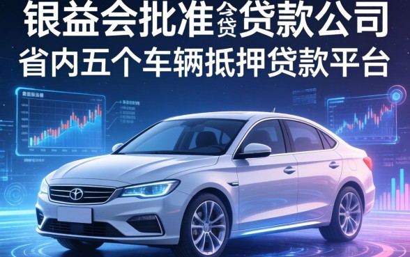 银监会批准的贷款公司，省内五个车辆抵押贷款平台