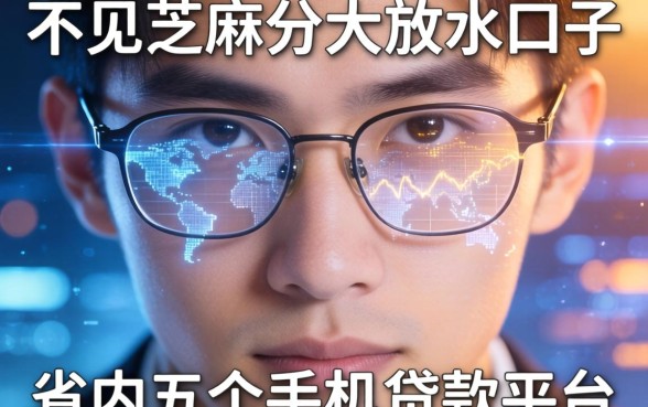 不看芝麻分大放水口子，省内五个手机贷款平台