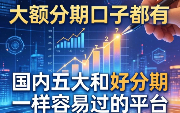 大额分期口子都有哪些，国内五大和好分期一样容易过的平台