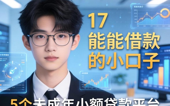 17岁能借款的小口子，归纳5个未成年小额贷款平台