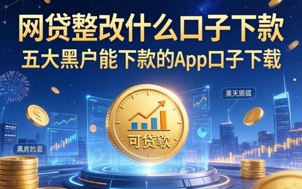 网贷整改什么口子下款，五大黑户能下款的app口子下载