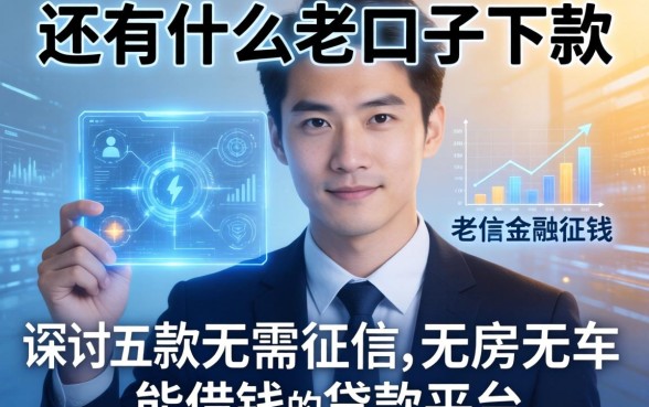 还有什么老口子下款的，探讨五款无需征信无房无车能借钱的贷款平台