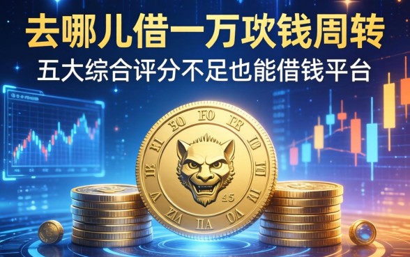 去哪里借一万块钱周转，五大综合评分不足也能借钱的平台